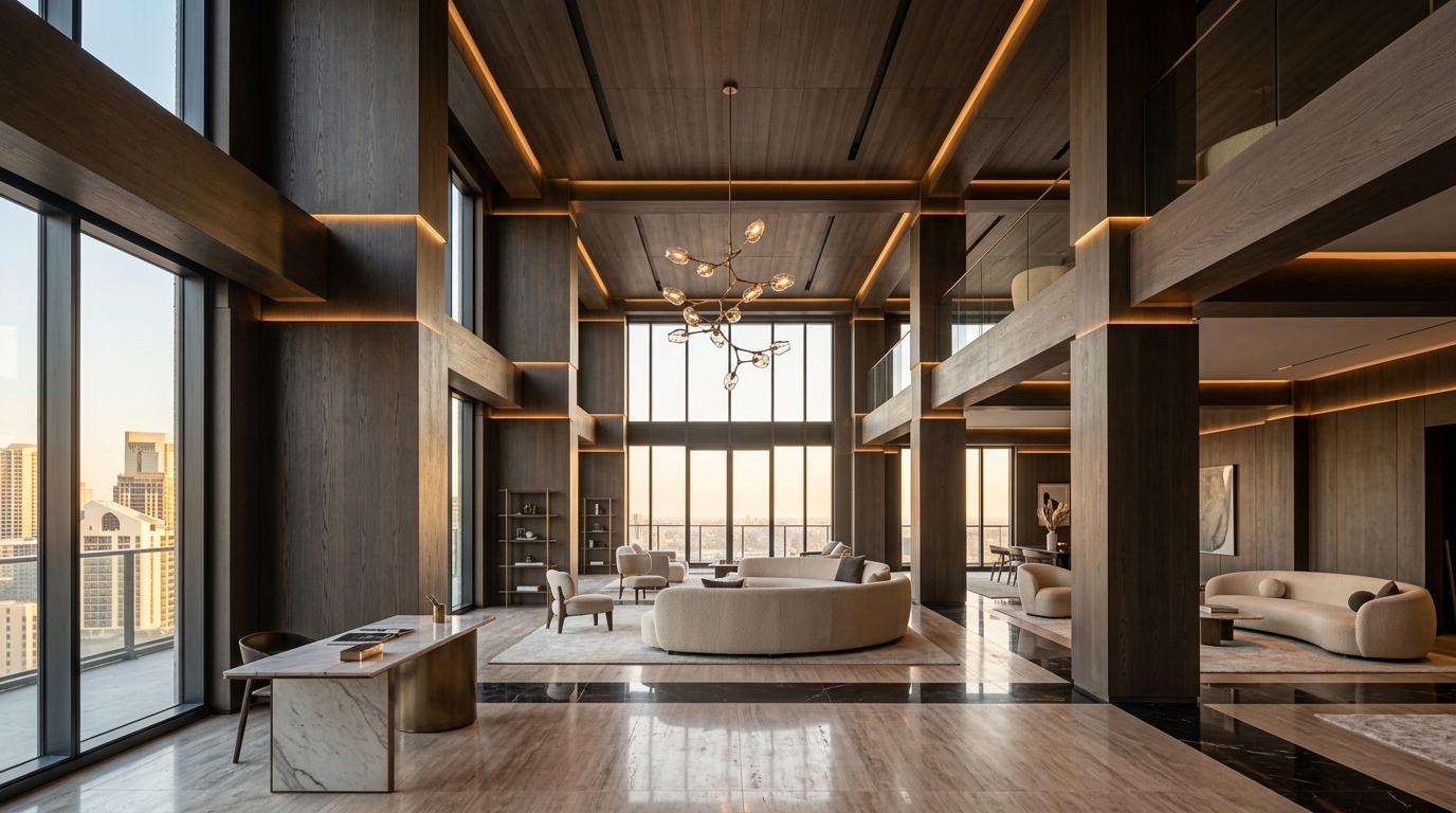 Bàn giao hoàn thiện Duplex Penthouse Thảo Điền